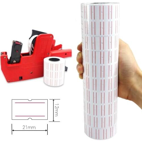 MX-5500 8 Digits EOS Handheld Tag Gun with 21mmX12mm Labels and 1 Ink Coding Machine