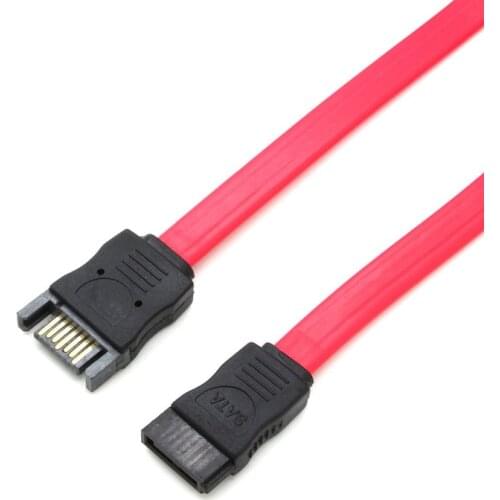 SATA 7pin Male to Female Data Cables SATA 2 II Extension Cable HDD Hard Disk Drive Cord line