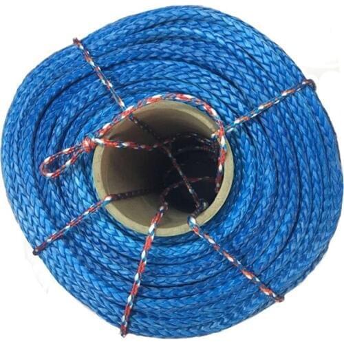12mm x 100 meters Synthetic UHMWPE Rope Winch Line Factory Direct Sale