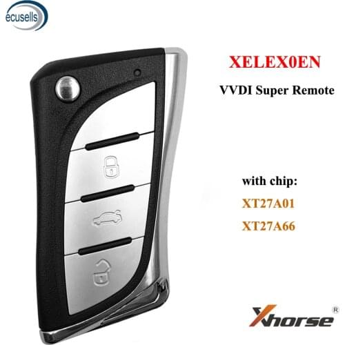 XELEX0EN VVDI Super Remote with XT27A01 XT27A66 Chip Work for Lexus Style for VVDI2 /VVDI MINI Key Tool XELEXOEN