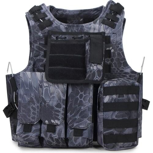 Tactical Vest Military Combat Armor Vests Mens Tactical Hunting Vest Army Adjustable Armor Outdoor 2021 CS Training Vest Airsoft