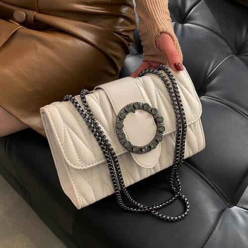 2021 trend Fashion Womens Ladies White handbag Designer Shoulder Crossbody small mini Bags Online Celebrity Hot Selling Style