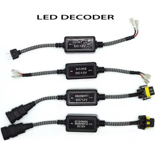 YOTONGLIGHT 2 Pcs H7 h4 Canbus Decoder Adapter No Error h1 h3 h11 9005 9006 hb3 hb4 h8 h9 9004 9007 h13 Error Free
