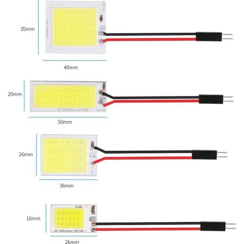 KEBIDUMEI White T10 W5w Cob 24SMD 36SMD 48SMD Car Led Auto Interior Reading Lamp Bulb Light Dome Festoon Vehicle Panel Lamp 1pcs