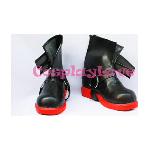 Fullmetal Alchemist Edward Elric Short Cosplay Shoes Boots Custom Made For Halloween Christmas Festival