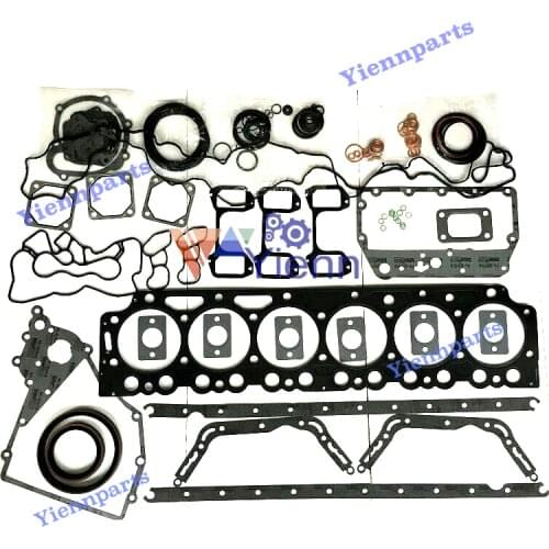 FOR VOLOV D7D D7E Full Gasket Kit With Head Gasket Steel Made For VOLVO EC240B EC290B Excavators D7D D7E Diesel Engine Parts