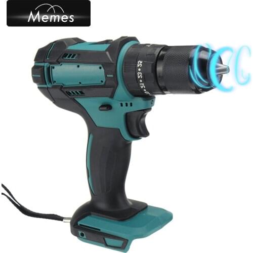 3 in 1 Electric Hammer Drill Electric Screwdriver 13mm 90Nm Cordless Impact Drill DIY Power Tools For Makita 18V Battery