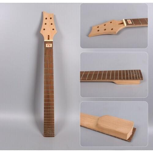 Diy Electric guitar neck 24fret 25.5inch mahogany+Rose wood DIy guitar parts
