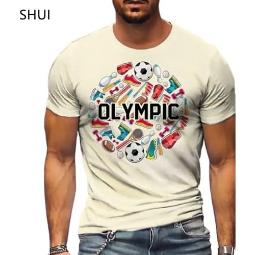 2021 New Summer T-shirt Round Neck 3D Printing Street Fighter Cute Printed Clothes Men And Women Solid Color Couple Clothes