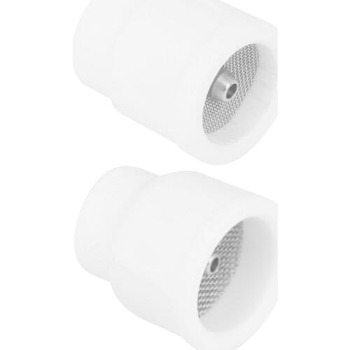 2Pcs Ceramic Welding Cup Set 10# 12# Welding Cups Set Manual Tool for WP‑17/18/26/9/20 Agon Arc Welding