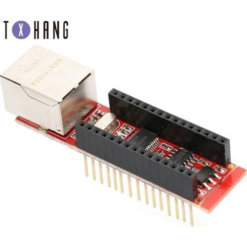 Nano V3 Ethernet Shield ENC28J60 Microchip HR911105A Ethernet Webserver Board Module for Arduino Nano 3.0