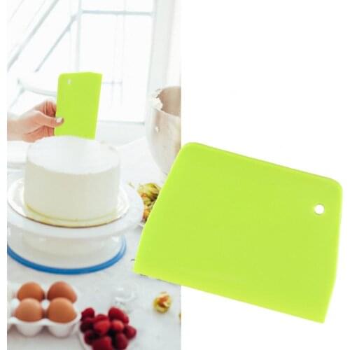 Fondant Dessert Pizza Bread Plastic Scraper Cutter Cake Spatula Baking Tool