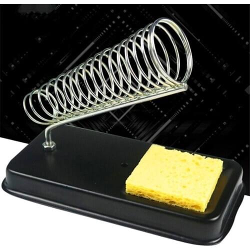 1PCS Multifunctional Metal Soldering Iron Stand with Welding Sponge Metal Support Station Generic High Temperature Resistance