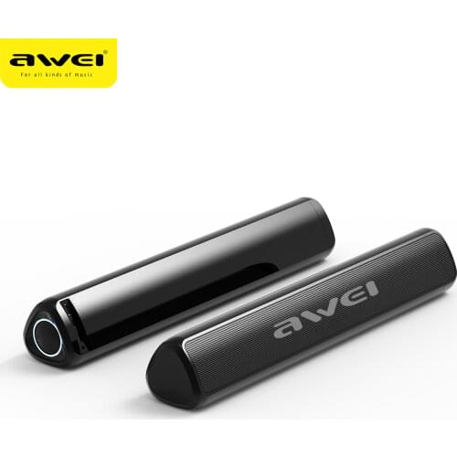 Awei Y333 Portable Bluetooth Speakers Smart Soundbar TF card AUX U Disk TWS connection to TV Desktop Laptop Tablet Mobile phone
