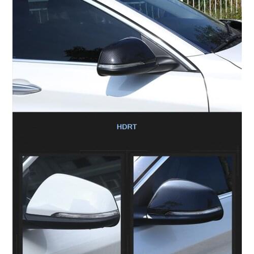 Car Side Door Rearview Turning Mirror Cover 2pcs for BMW 3 Series 2020 2021 Carbon fibre