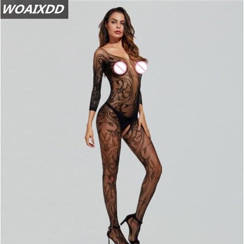 Sexy Lingerie Underwear Bodystocking Open Crotch Product Teddies Erotic Cosplay Slutty Costumes For Women Porno Sex Bodysuit