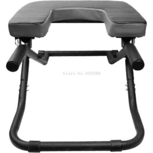 Foldable Yoga Chair Handstand Bench Therapy Exercise Fitness Stool Household Upside Down Workout Device Steel Inverted Bench