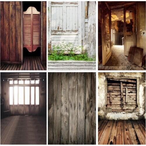 Vinyl Retro Wooden Floor Children Baby Portrait Photography Backdrops For Photo Studio Background Props 1911 CXZM-29