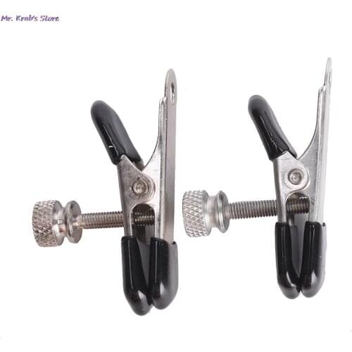 Body jewelry 1 Pair Metal Nipple Clamp,Breast Clip,Nipple Clip,Breast Clamp,Female Breast Clip Clitoris Clips Body jewelry