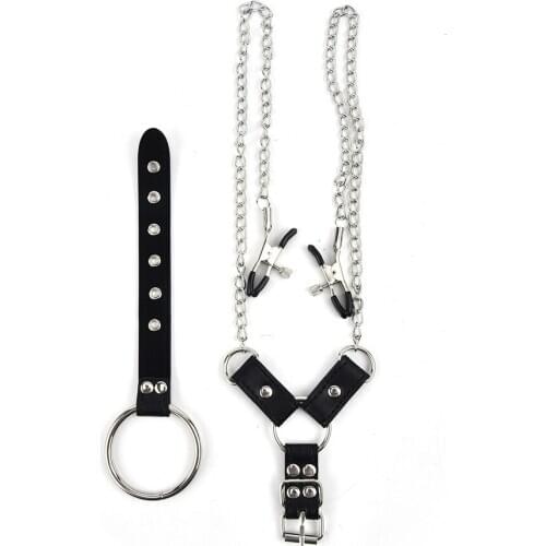 1Pair/1PCS Sexy Nipple Breast Clamps Metal Chain Women Adult Sex Toy For Couples Products Collars Metal Clips Stimulator Games