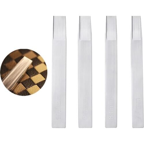 1pcs Woven style Leather Craft Tools & Weaving Slot Punch Tool Belt Woven Pattern Tool Leather Cutter For Hand Work 7mm-10mm