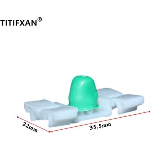 10PCS Car door decorative plates anti-scratch strip trim clip for BMW old style X5 X6 X3