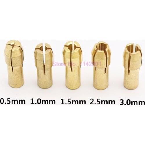 200set bronze central axis with 5 chuck Mini Drill Brass Collet Chuck Metal Processing Drill For Dremel Rotary Tool