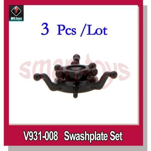 3Pcs Original V931-008 Swashplate for Wltoys V931 AS350 RC Helicopter Spare Parts