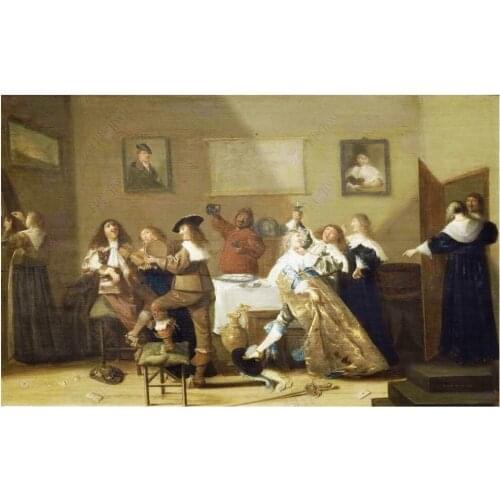 3d photo wallpaper custom mural Happy family in European hand drawn dance decor 3d wall murals wallpaper in the living room