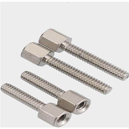 50pcs 6 # - 32unc # - 4-40unc British copper stud screw Americancom serial port