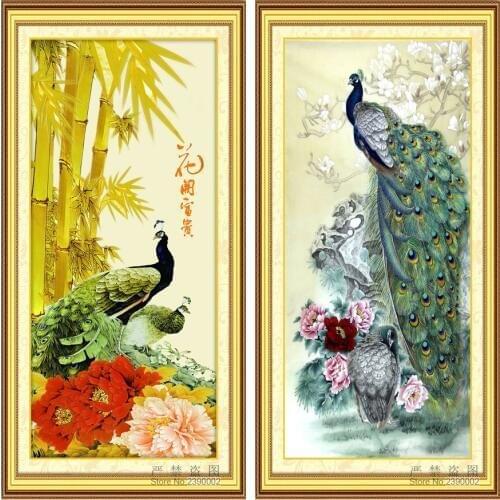 5D Square Diamond Painting Animal & Peacock Diy Diamond Painting Cross Stitch Home Decor Diamond Embroidery Mosaic Gift