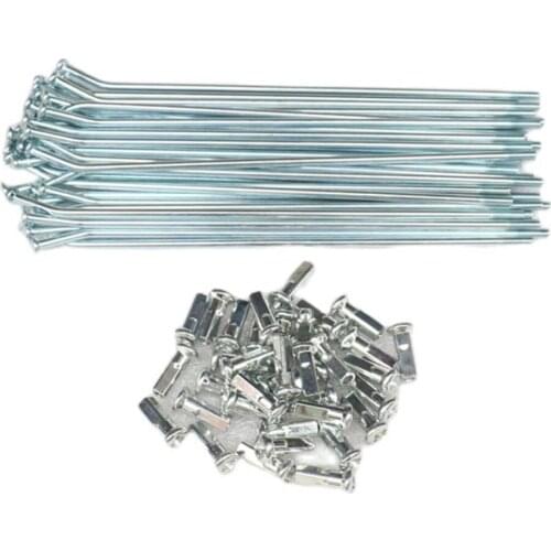 9G 153mm 36 Pcs Wheel Steel Spokes Nipples for Pit Bike Enduro Spokes Steel Wire Cap Hat for CRF KXF YZF WR BSE