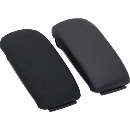 Cloth/Leather Car Armrest Latch Cover Center Console Armrest Cover Car Black Storage Box Lid Cover for Audi A3 8P A5 Accessories