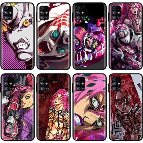 Anime JoJo Diavolo For Samsung Note 20 10 8 9 M02 M31 S M60S M40 M30 M21 M20 M10S F62 M01 Ultra Pro Plus Phone Case