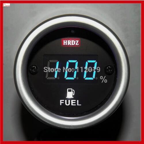 New Unversal Digital Number 12v / 24v Motorcycle Car Fuel Oil Gauge Meter LED Oil Fuel level Scale Display Indicator