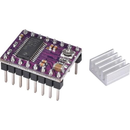 DRV8825 Stepper Motor Driver with Heat Sink 3D Printer Parts StepStick Carrier Reprap RAMPS 1.4 1.5 1.6 MKS GEN V1.4 Board