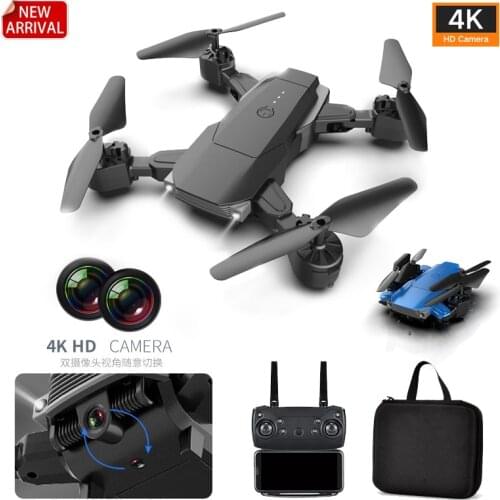 NEW K2 RC Drone 4K HD Dual Camera Professional Aerial Photography Helicopter 360 Degree Flip Foldable Quadcopter For Kids Gifts