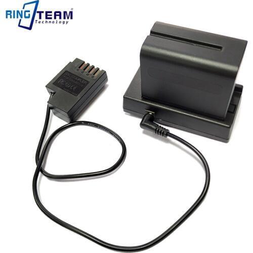 NP-F970 F750 Battery Holder Mount Plate with DMW DCC12 Dummy Battery for Panasonic Camera DMC-GH3 DMC-GH4 DMC-GH5 DMC-G9