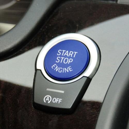 Car Engine Start Button Replace Cover Stop Switch Accessories Key Decor For Fit Bmw X1 X5 X6 E71 Z4 E89 3 5 Series E90 E91 E60