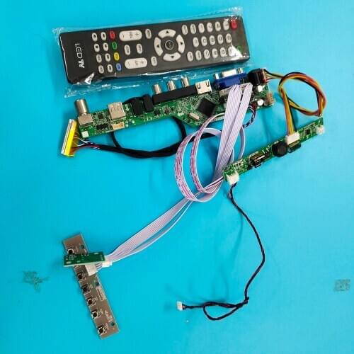 Kit for LM240WU8-SLE4 Controller board 1920X1200 DIY CVBS 24" LED LVDS 30pin USB TV AV LCD VGA HDMI Screen Panel