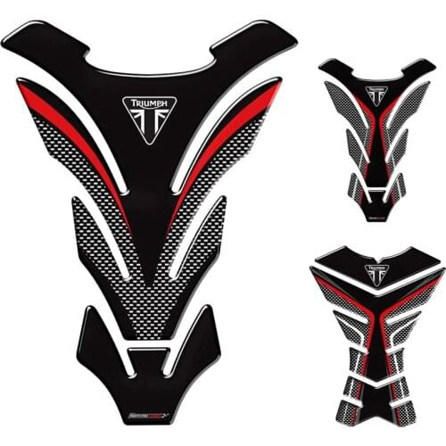 Motorcycle For 675R Tiger 800 XC Speed Triple Tankpad 3D Tank Pad Protector Decal Stickers