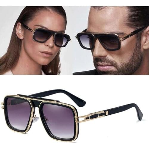 2021 Luxury brand design Fashion Classic Style Retro Gradient lens Sunglasses Men Vintage Sun Glasses Oculos 95882e