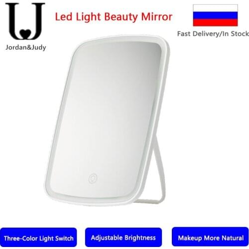 New Youpin Jordan Judy Desktop Makeup Mirror with Led Light Adjustable Color Temperature Folding Touch Dimmable Lamp