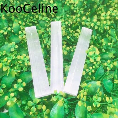 Natural Crystals Quartz Clear Selenite Cuboid Plate Energy Reiki Healing Stones Home Aquarium Decoration Accessories Gemstone