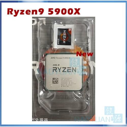 New AMD Ryzen 9 5900X R9 5900X 3.7 GHz Twelve-Core 24-Thread CPU Processor 7NM L3=64M 100-000000061 Socket AM4 no fan