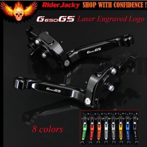 Full Black Motorcycle CNC Adjustable Extendable Brake Clutch Levers For BMW G650GS G650 GS 2008-2014 2009 2010 2011 2012 2013