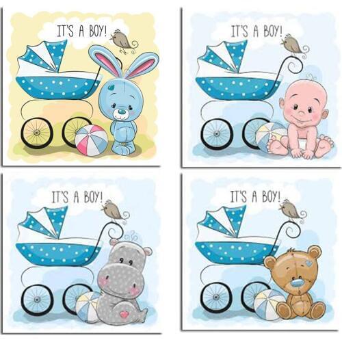 Full Square/Round Drill 5D DIY Diamond mosaic "Baby carriage" diamond painting Embroidery Cross Stitch 3D Home Decor