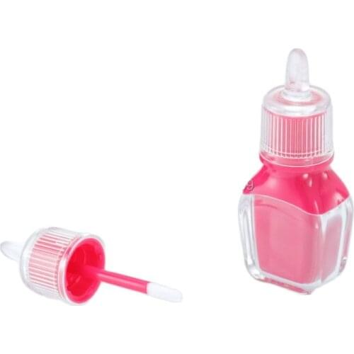 Empty Lip Gloss Tube 5ml Feeding Bottle Lip Glaze Tube Cosmetic Container Pink Lipgloss Packaging Lip Gloss Container 50pcs/Lot