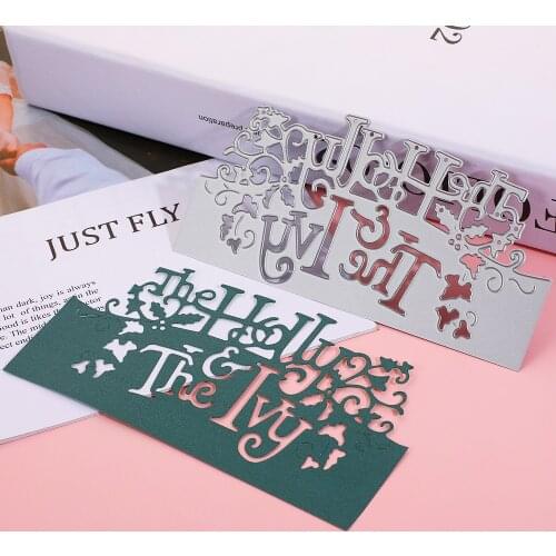 Christmas Cutting Dies Scrapbooking Troqueles Metal Template Stencils For Card Making Album Decorative Crafts Stamp Paper Cutter