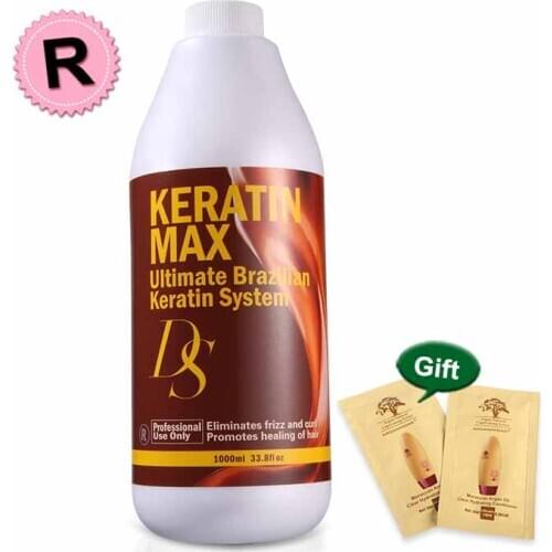 Chocolate Professional Ds Max 1000ml Keratin Treatment Hair 12% Formalin High Superior Smell Straightening Make Hair shining